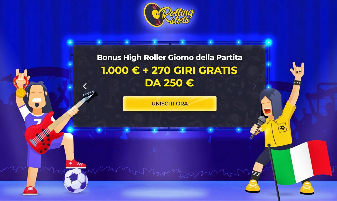 High roller bonus banner