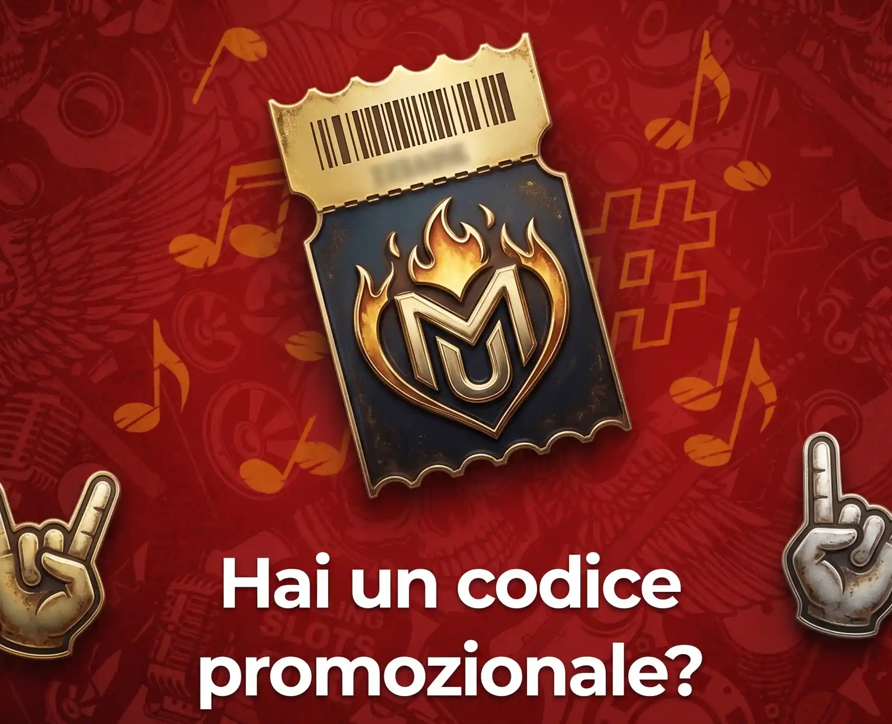 Promo code ticket banner image