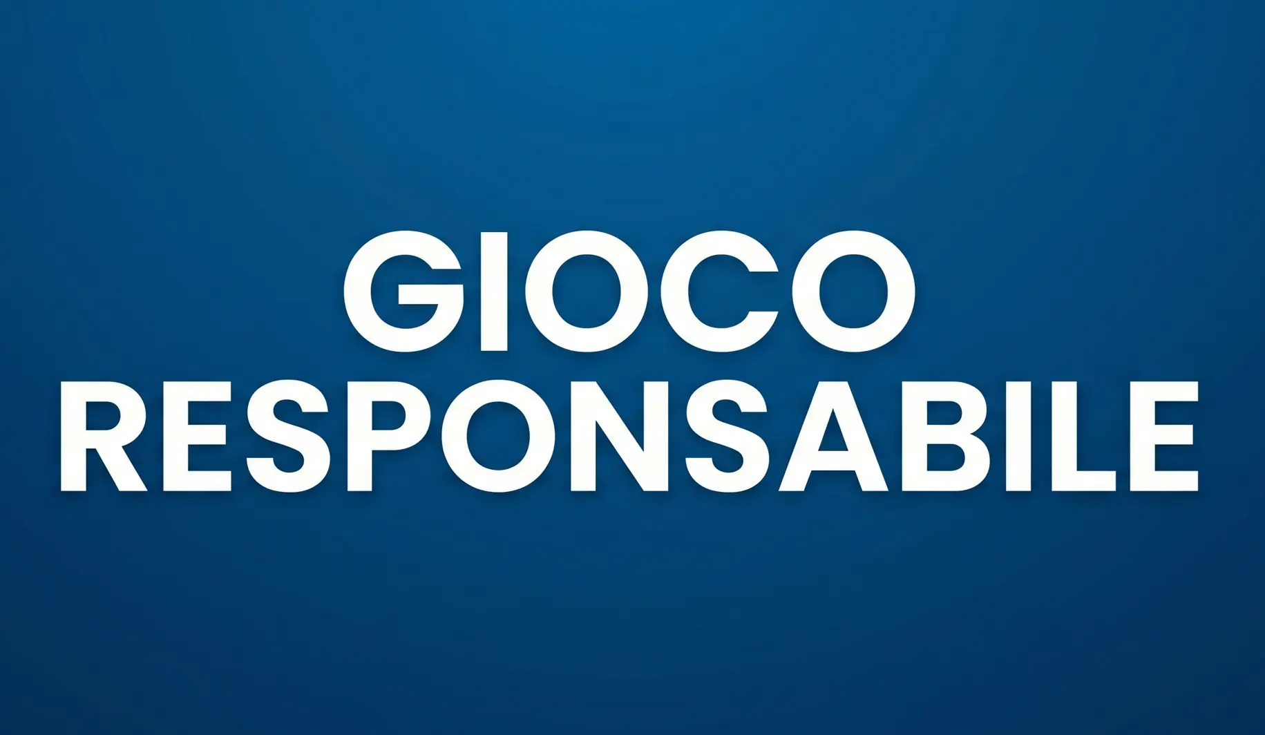 Gambling safety message